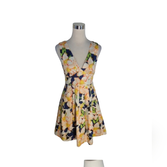 J. Crew Dresses & Skirts - J.crew Cottagecore  fit and flare  floral vneck  dress size 8